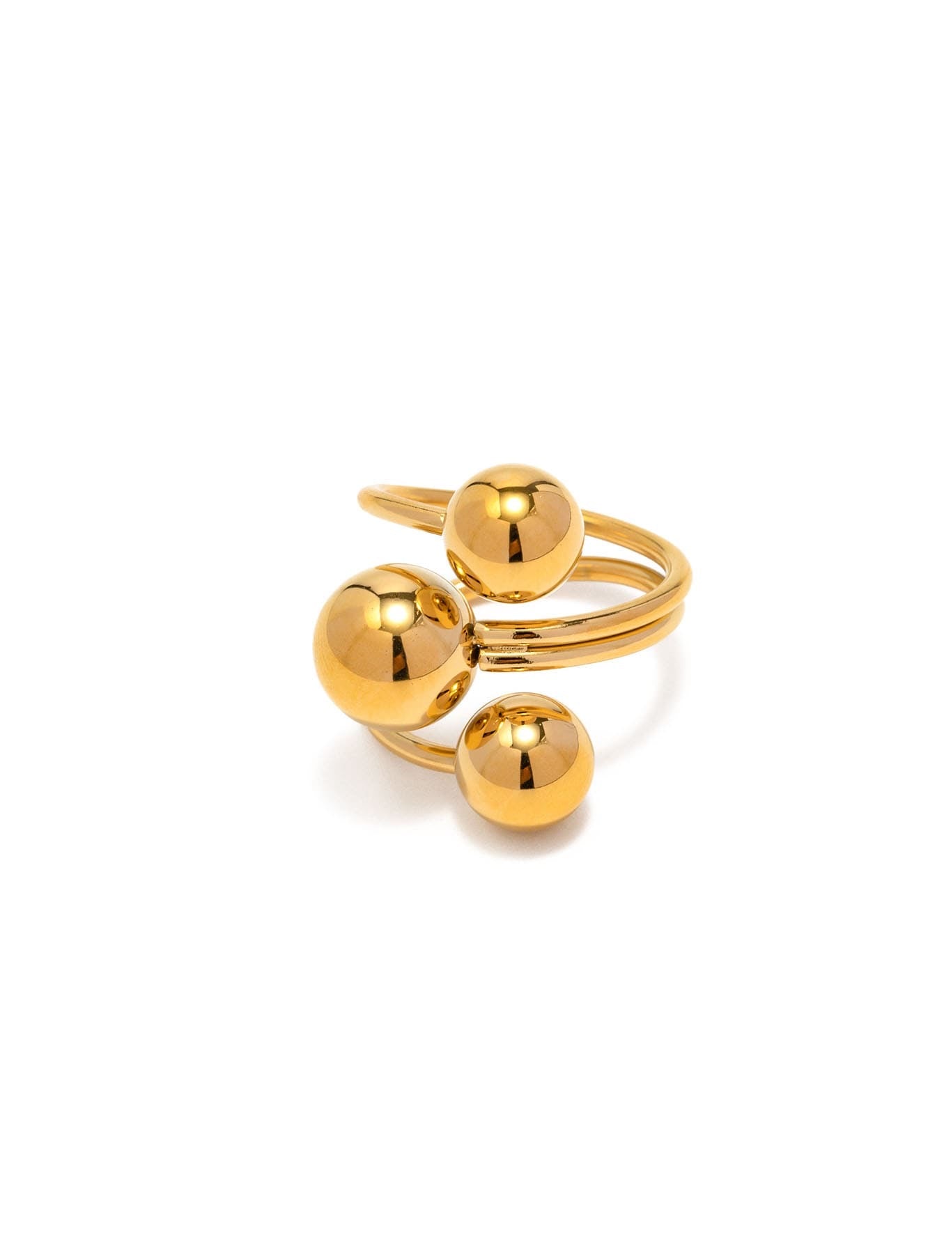 “Lida Three Sphere” Ring