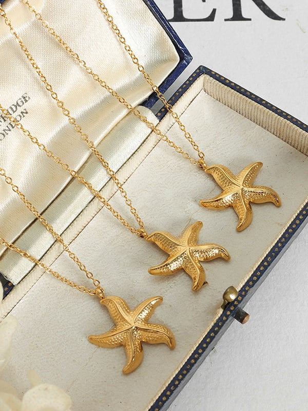 Necklace Sea Star Gold