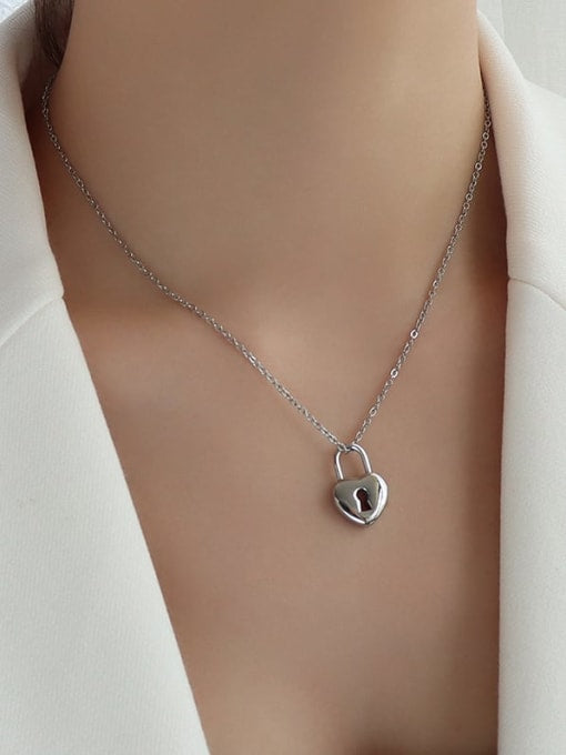 “Promises” Heart Lock & Key Necklaces Gold/Silver