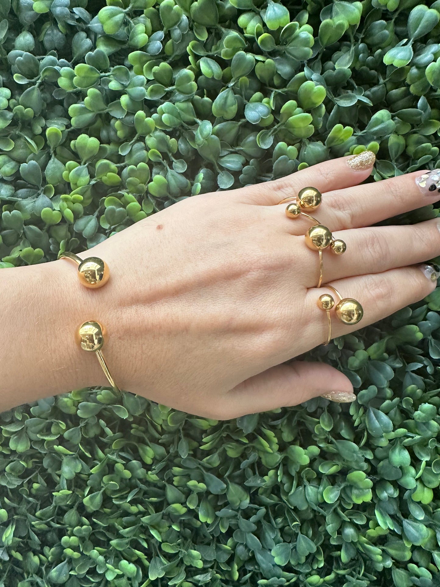 Lida Bracelet Sphere Silver & Gold