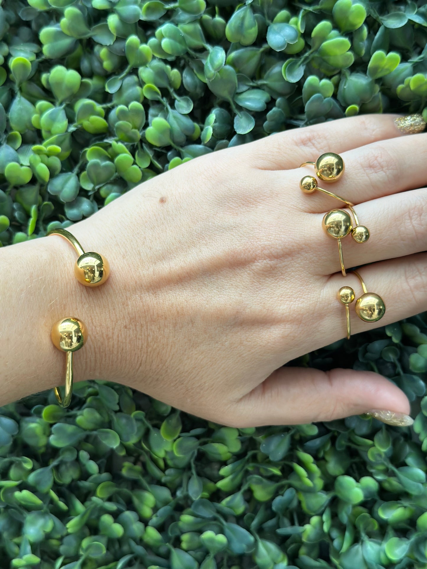 Lida Sphere Silver & Gold