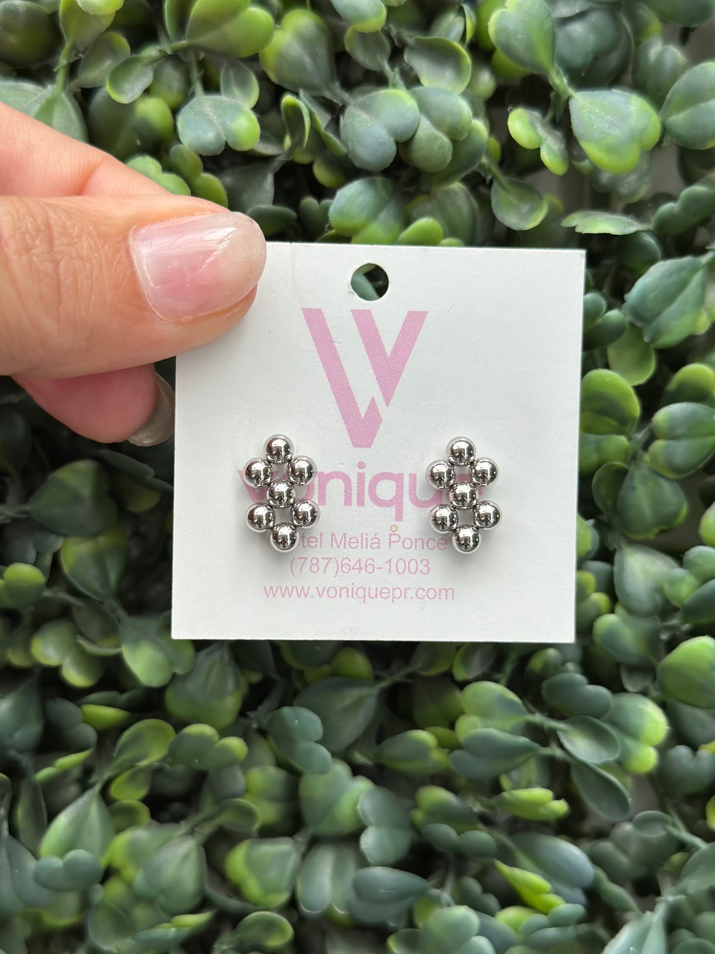 Lida Petite Earrings Silver