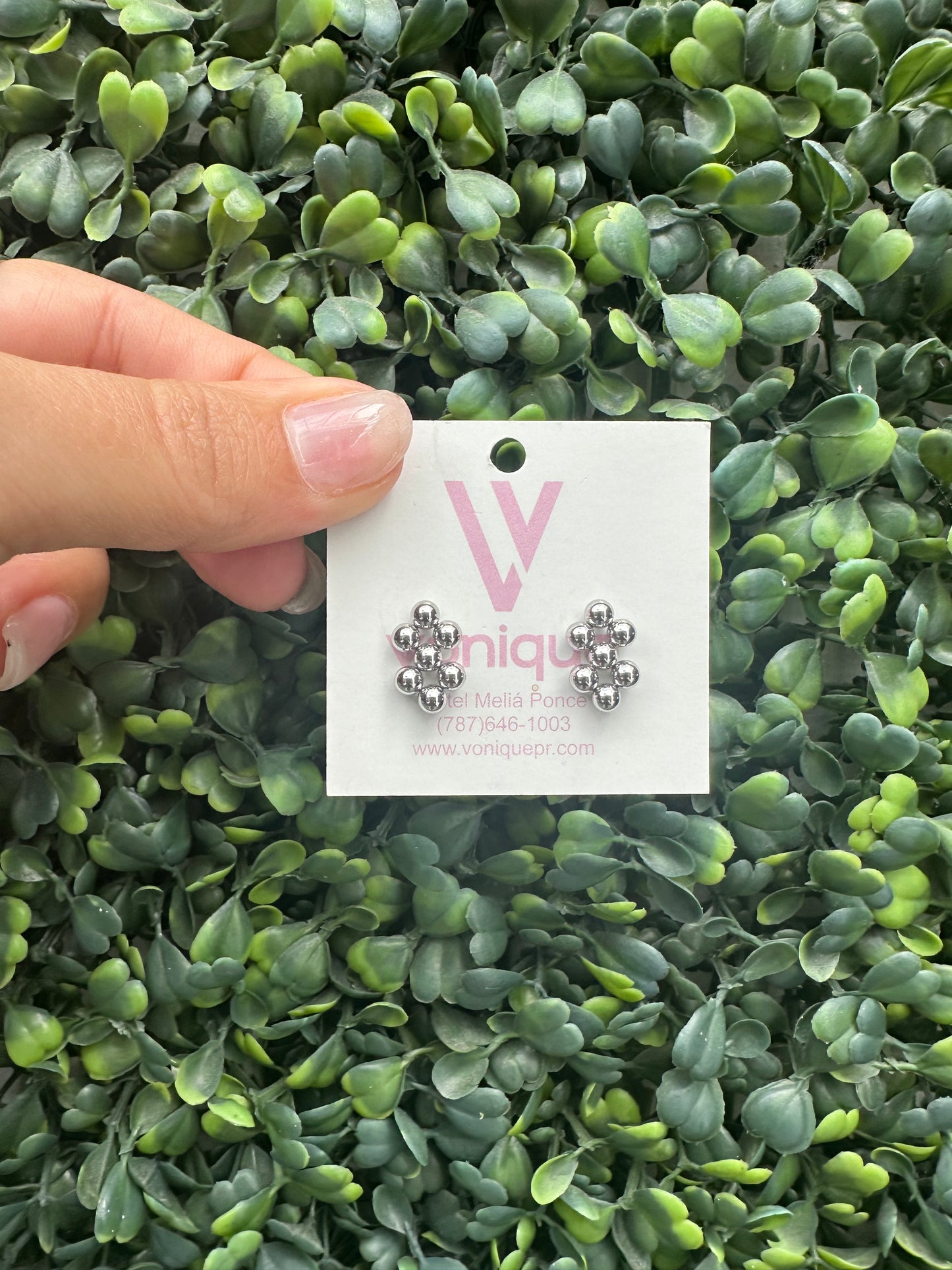 Lida Petite Earrings Silver