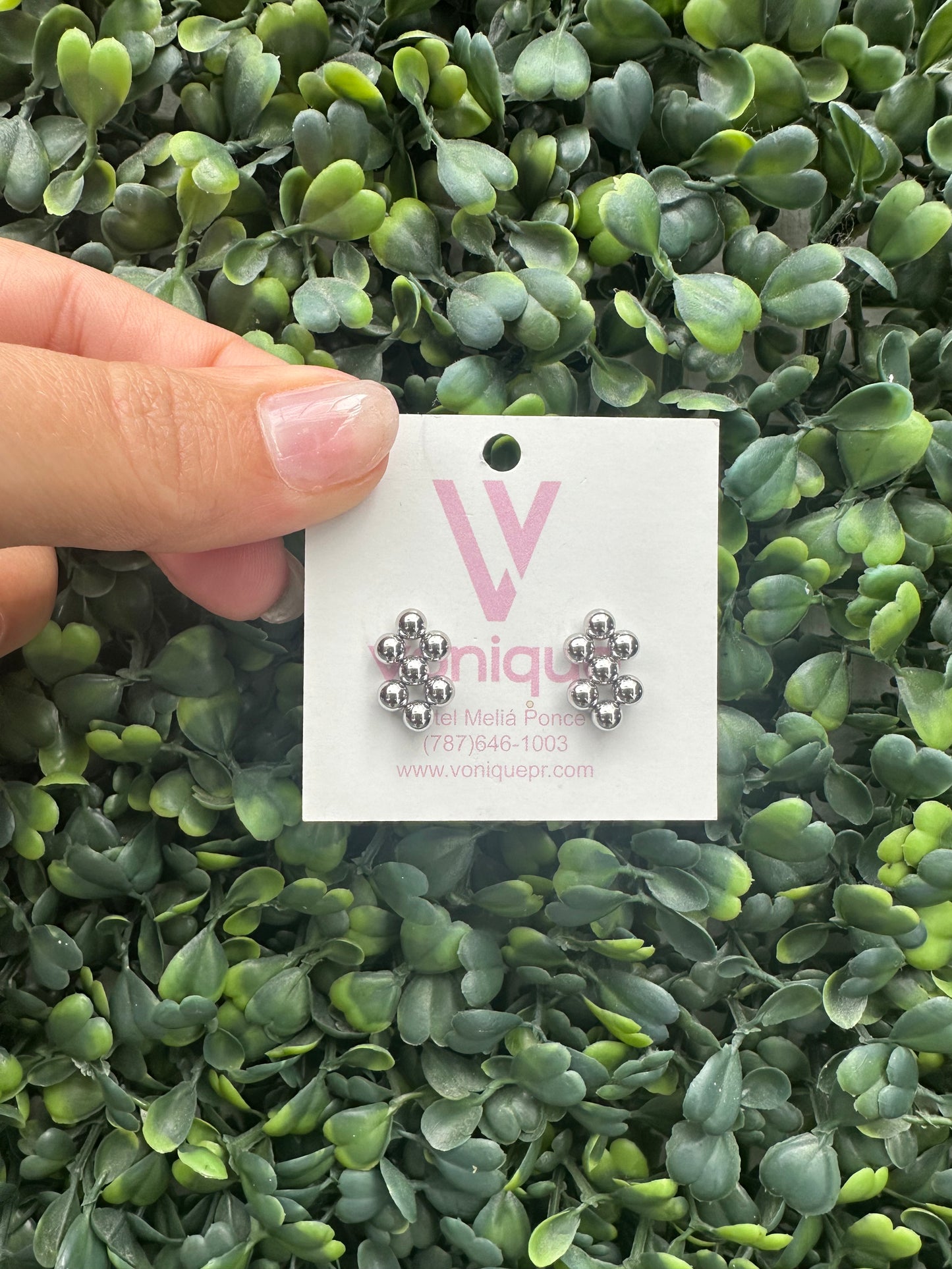 Lida Petite Earrings Silver