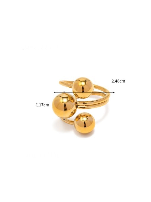 “Lida Sphere” Ring Gold