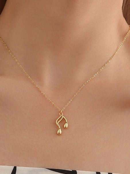 Necklace Music Sign Gold & Silver