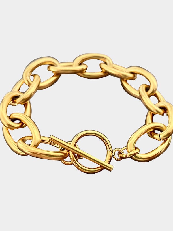 “Zair” Bracelet Geometric Gold