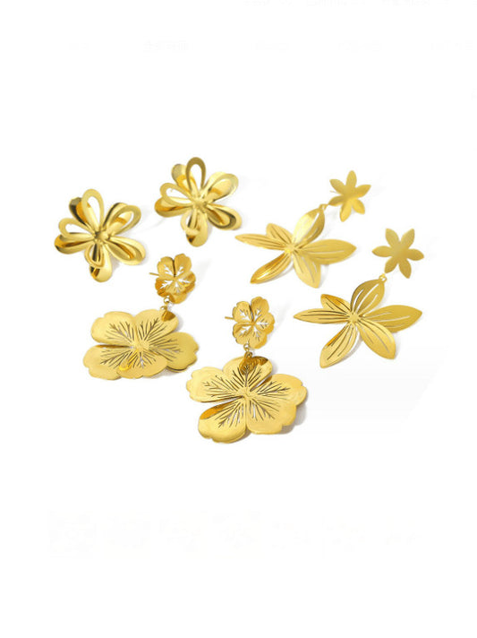 Earrings Natural Flowers