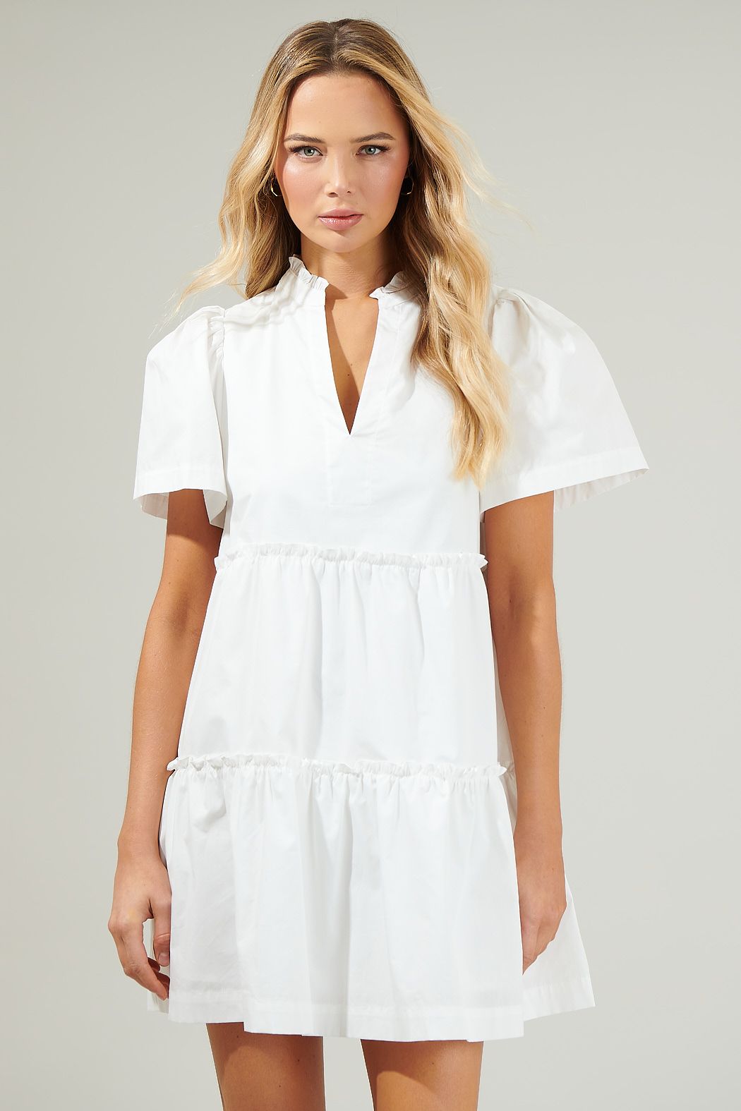 Esther White Tunic Dress