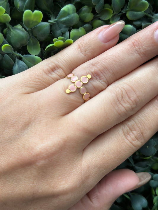 Faith Pink Stick Ring