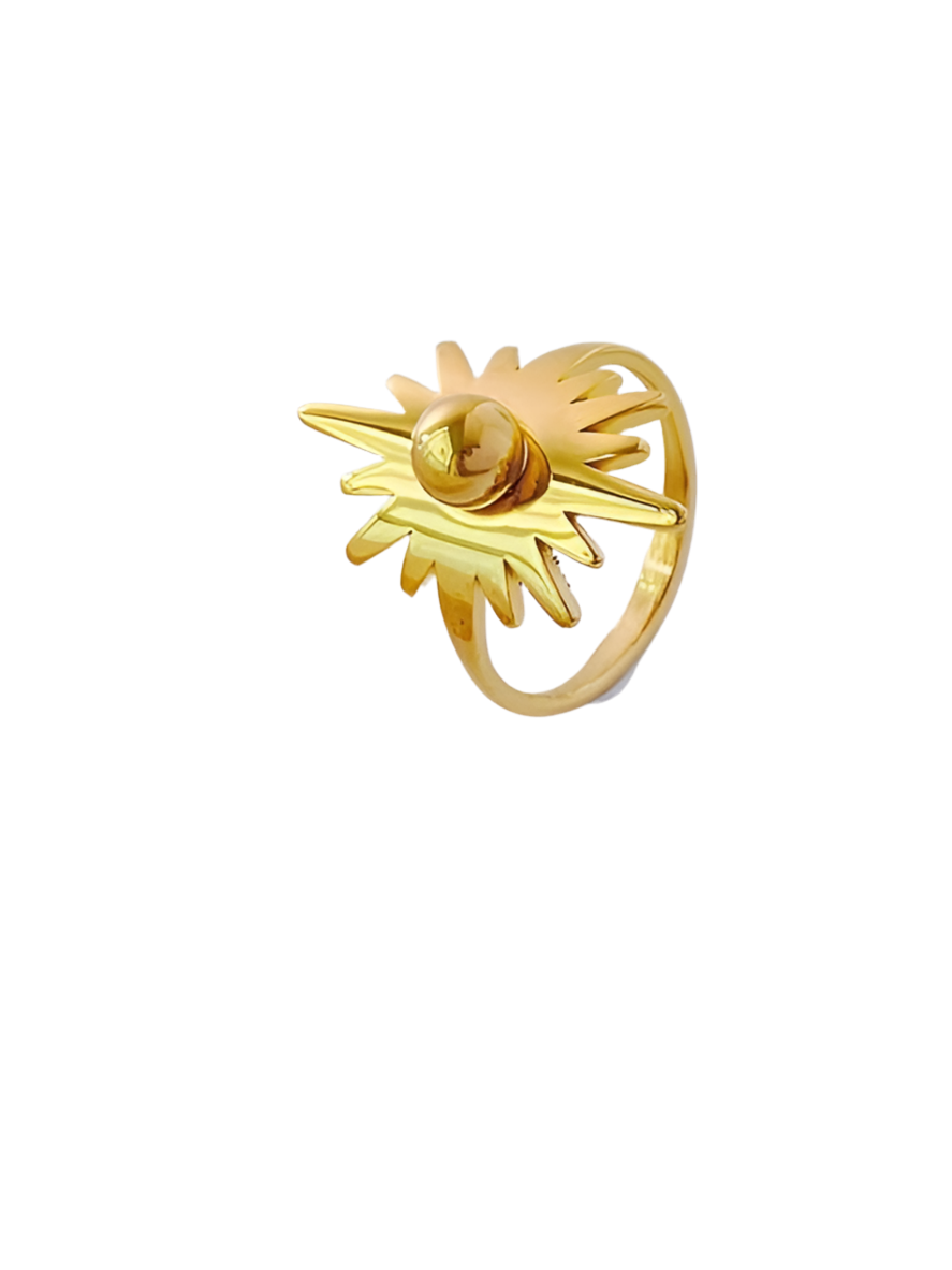 Summer & Tropic Sun Ring Gold