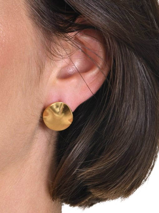 “Lydia” Circle Earring Gold