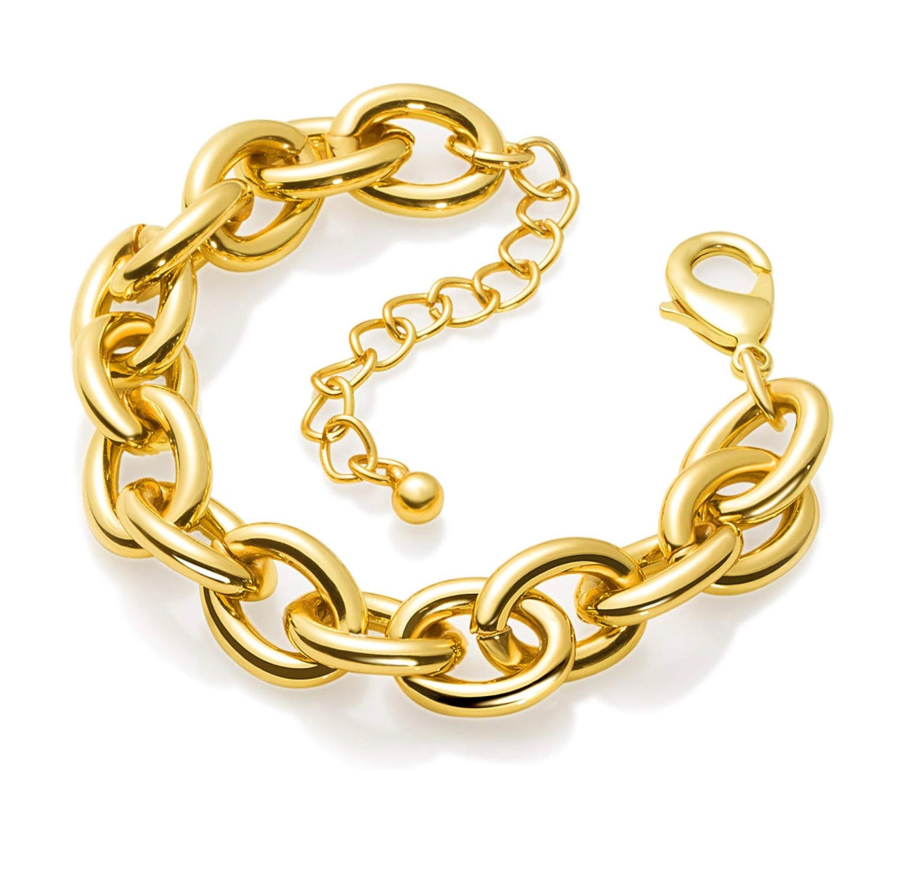 “Zair” Bracelet Geometric Gold