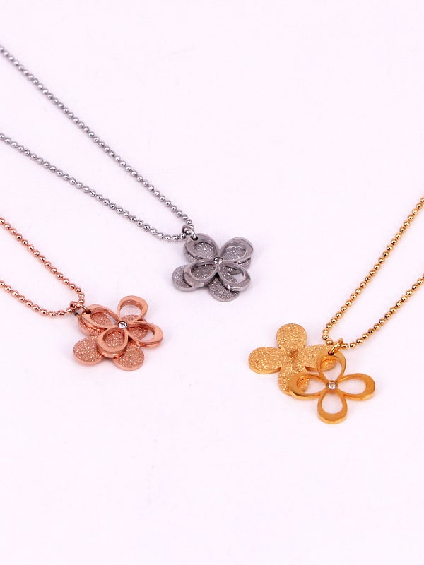 Necklace Shine Flower Gold & Silver