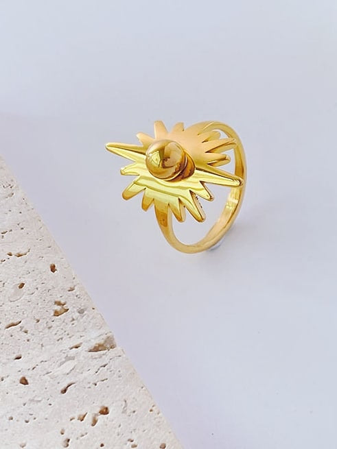 Summer & Tropic Sun Ring Gold