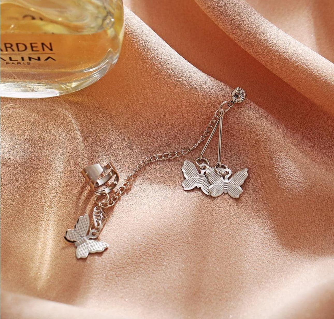 Butterfly Effect Ear Cuff Silver