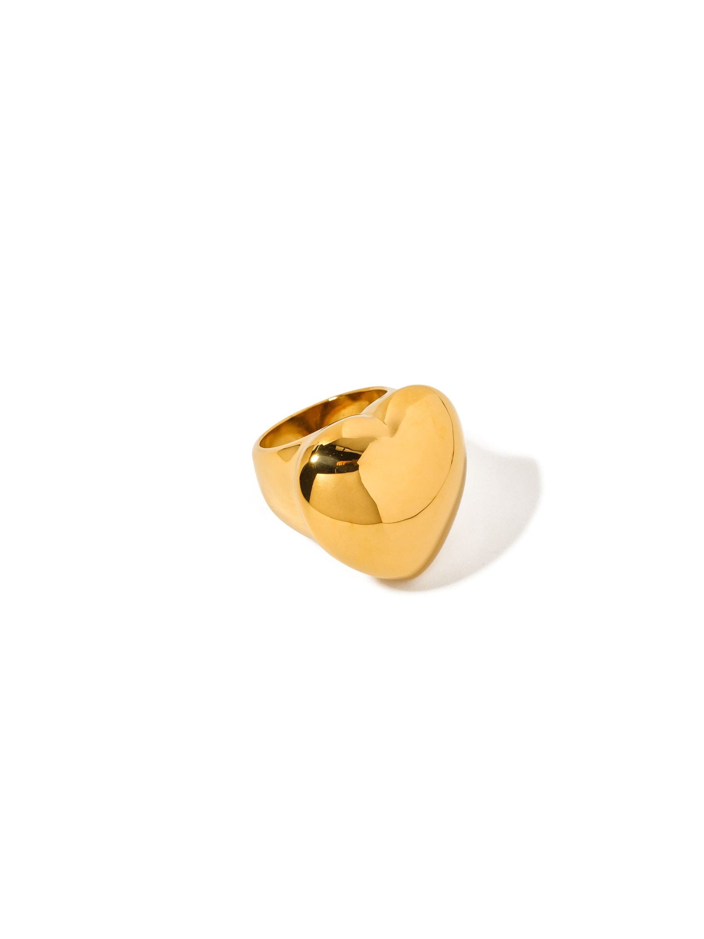 Dara Heart Gold Ring