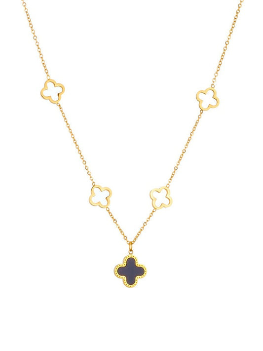 Clover Necklace Gold