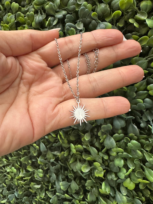 Summer & Tropic Sun Silver Necklace