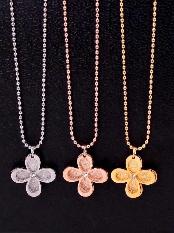 Necklace Shine Flower Gold & Silver