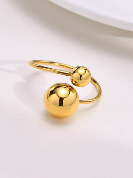 “Lida” Sphere Collection Ring Gold