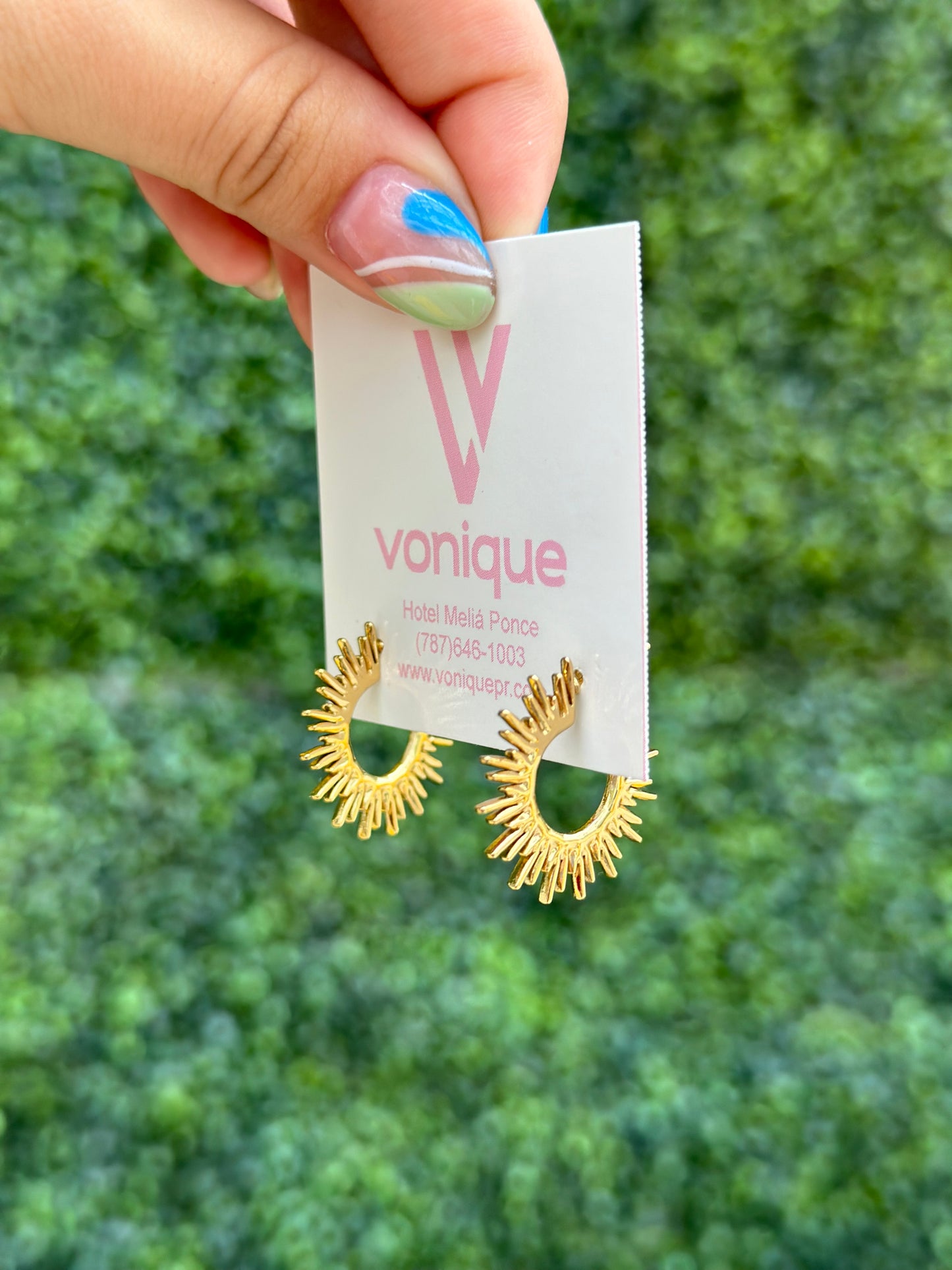 Summer & Tropics Sun Gold Earrings