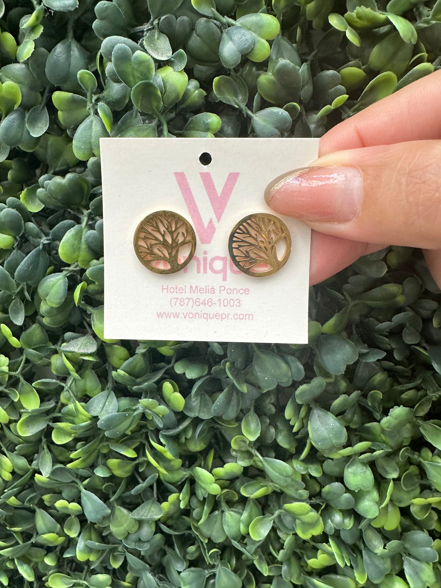 Tree of Life Earrings Gold