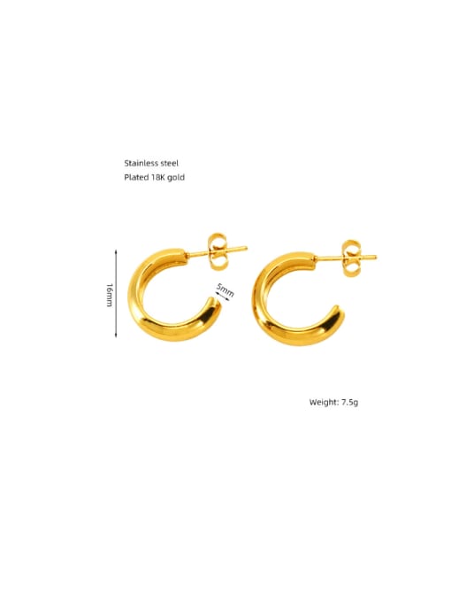 Arcade Earrings Gold