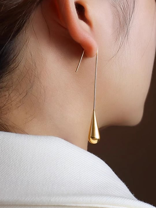 “Samie” Drop Earring Gold & Silver