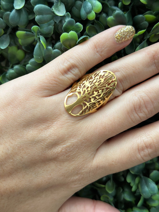 Tree Of Life Ring Adjustable