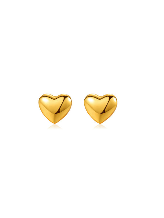 “Mariah” Earrings Mini Heart Gold & Silver