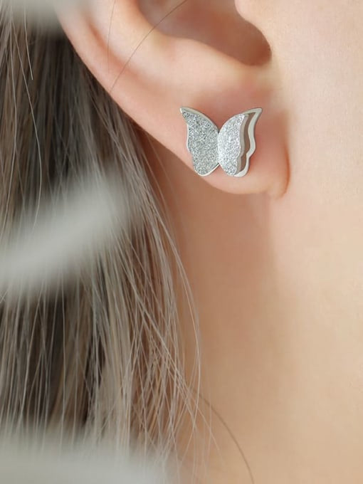 “Annah Butterfly” Earrings Silver