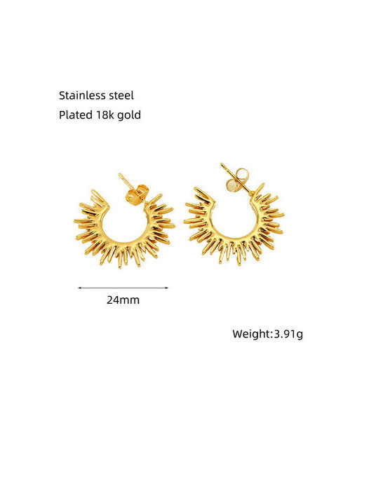 Summer & Tropics Sun Gold Earrings