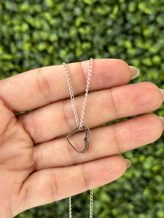 Heart Silver Necklace