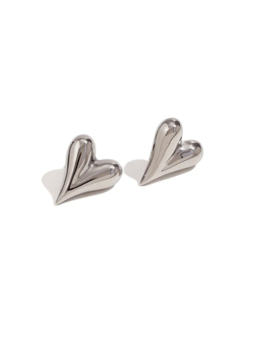 Salomé Heart Gold & Silver Earrings