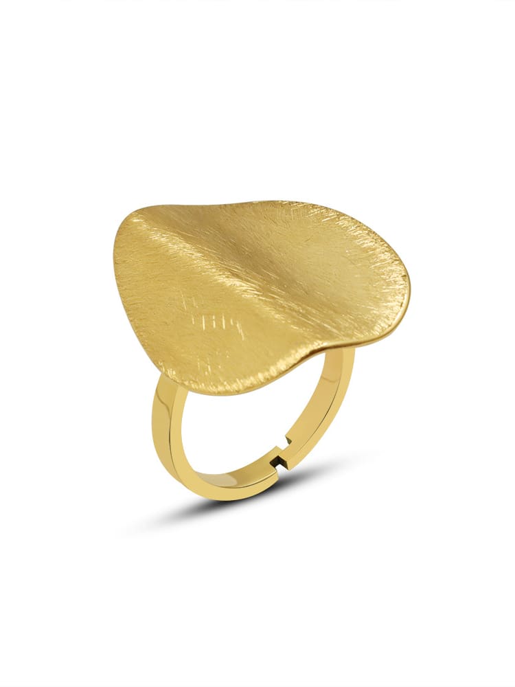 “Lydia” Gold Ring Oval