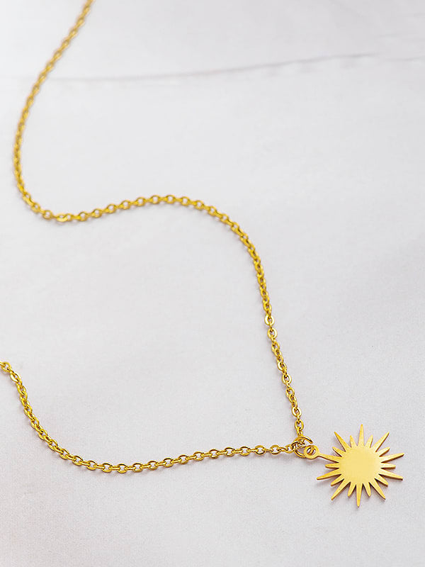 Summer & Tropic Sun Gold & Silver Necklace