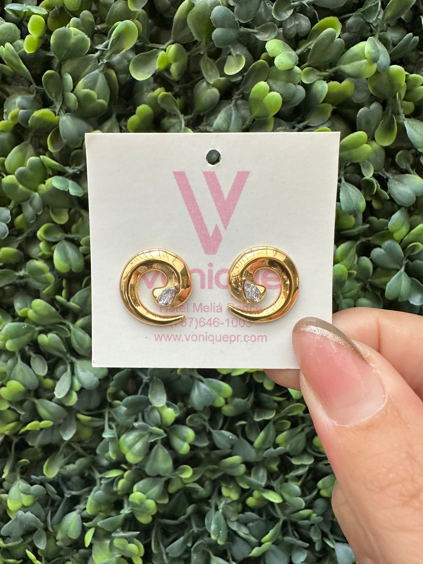 Cyclone Earring Gold