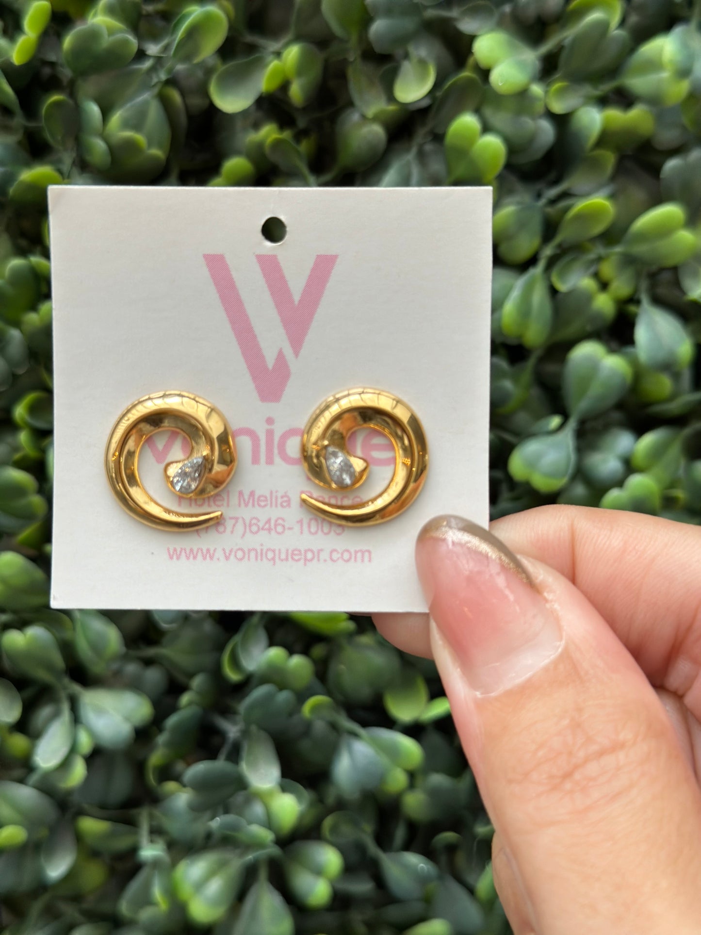 Cyclone Earring Gold