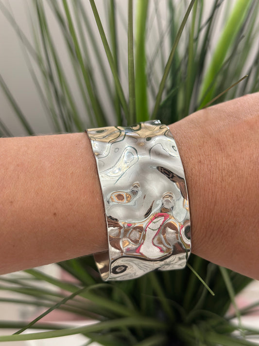 Gladiator Glam Bangle Silver