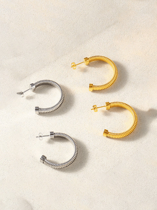 Stella Collection Earrings Gold & Silver