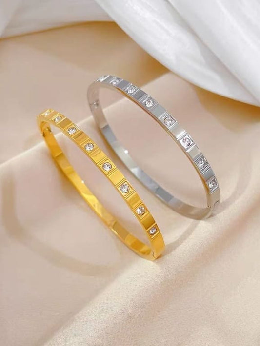 Bangle Silver & Gold