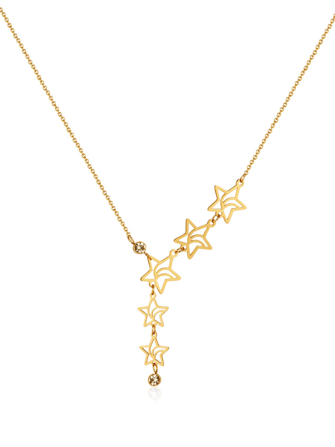 Star Bright Necklace Gold