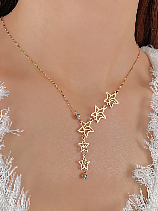 Star Bright Necklace Gold