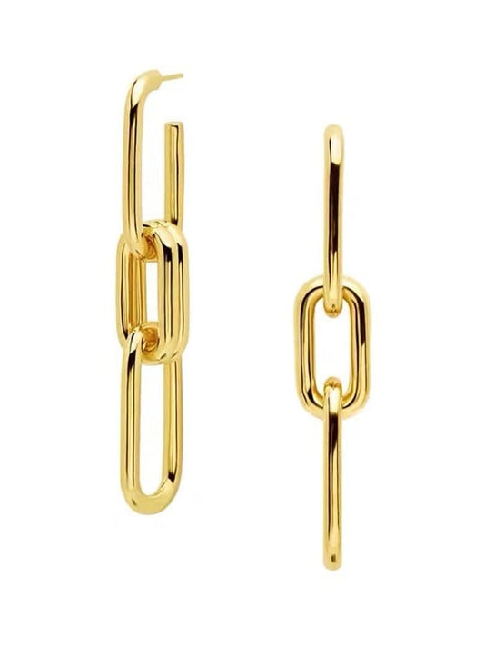 “Eunice” 3 in One Earrings Gold & Silver