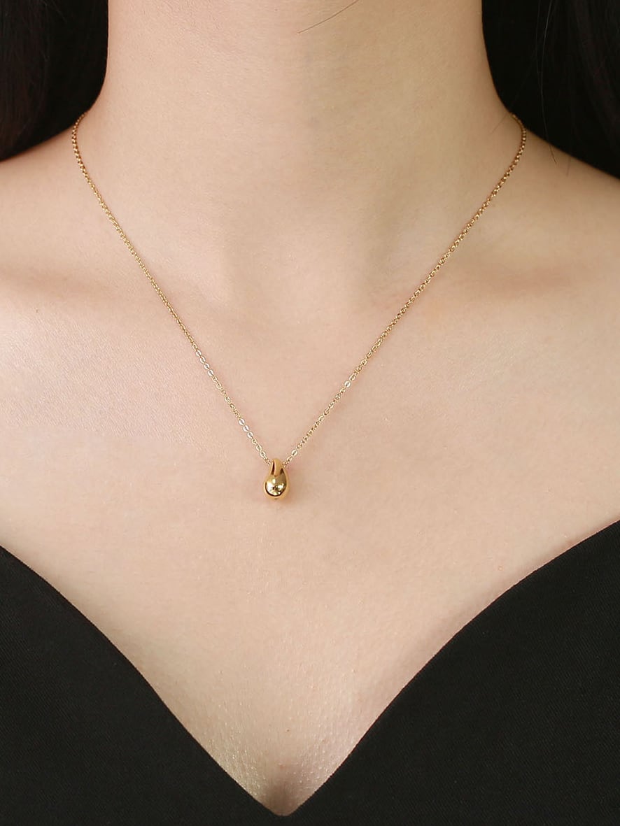 Necklace Gold Drop Milk Maternity