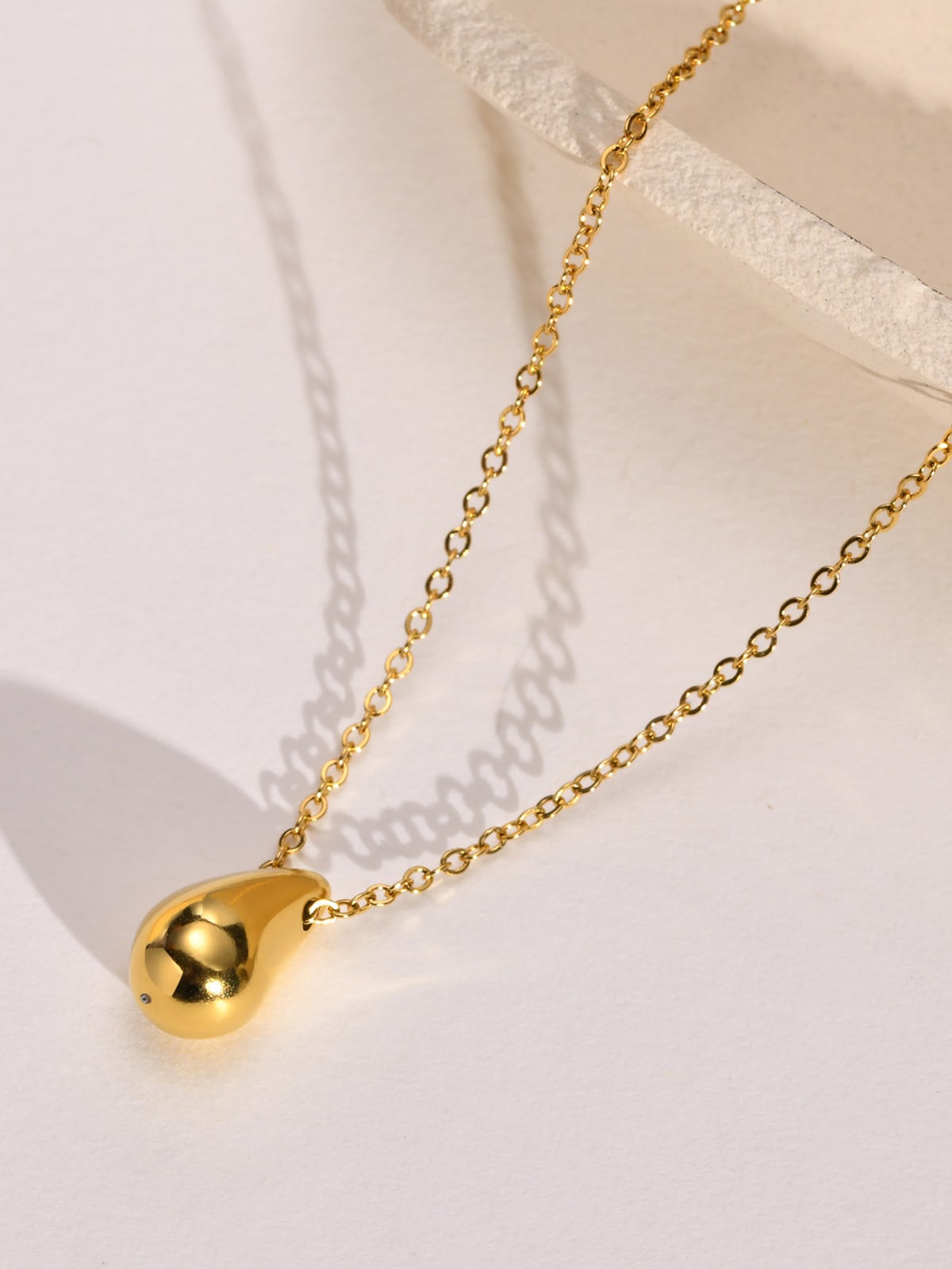 Necklace Gold Drop Milk Maternity