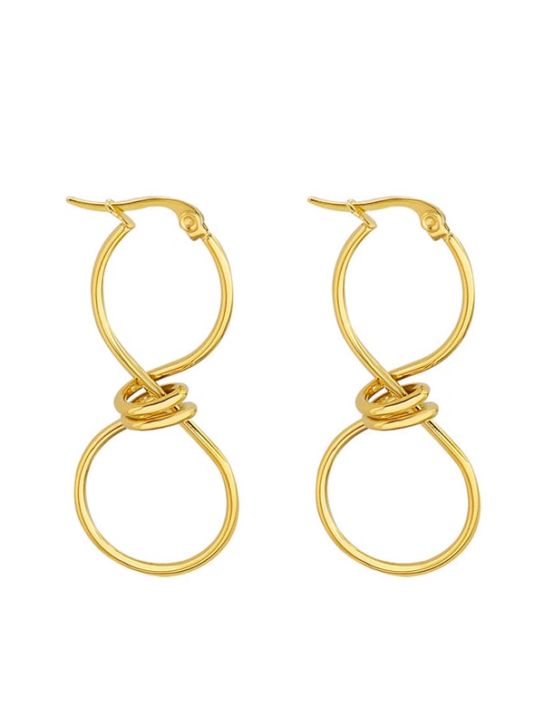 Infinity Earrings Gold & Silver